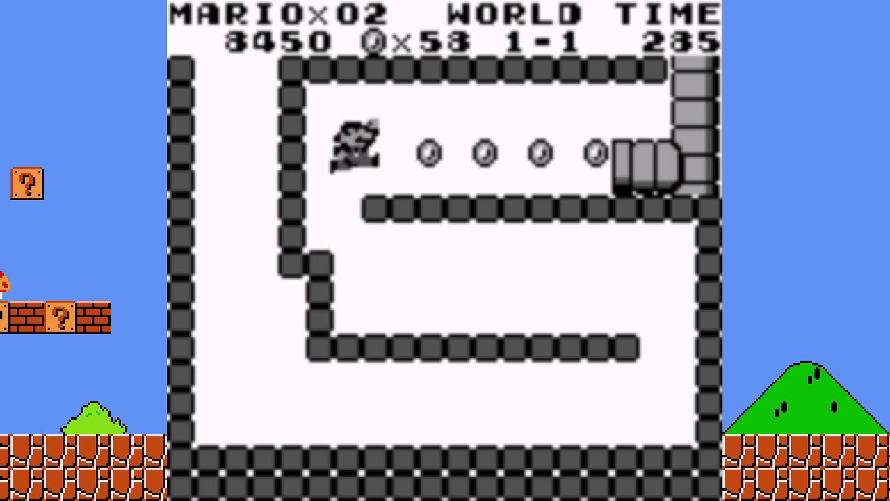 Super Mario Land (Gameboy, 1989); Level 11 YouTube