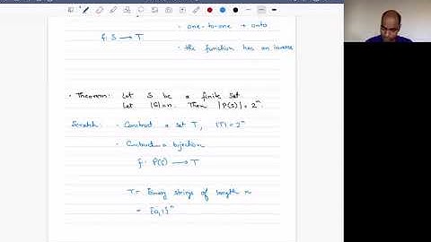 5.1 Bijection principle - Math 2151a UWO FW 2020