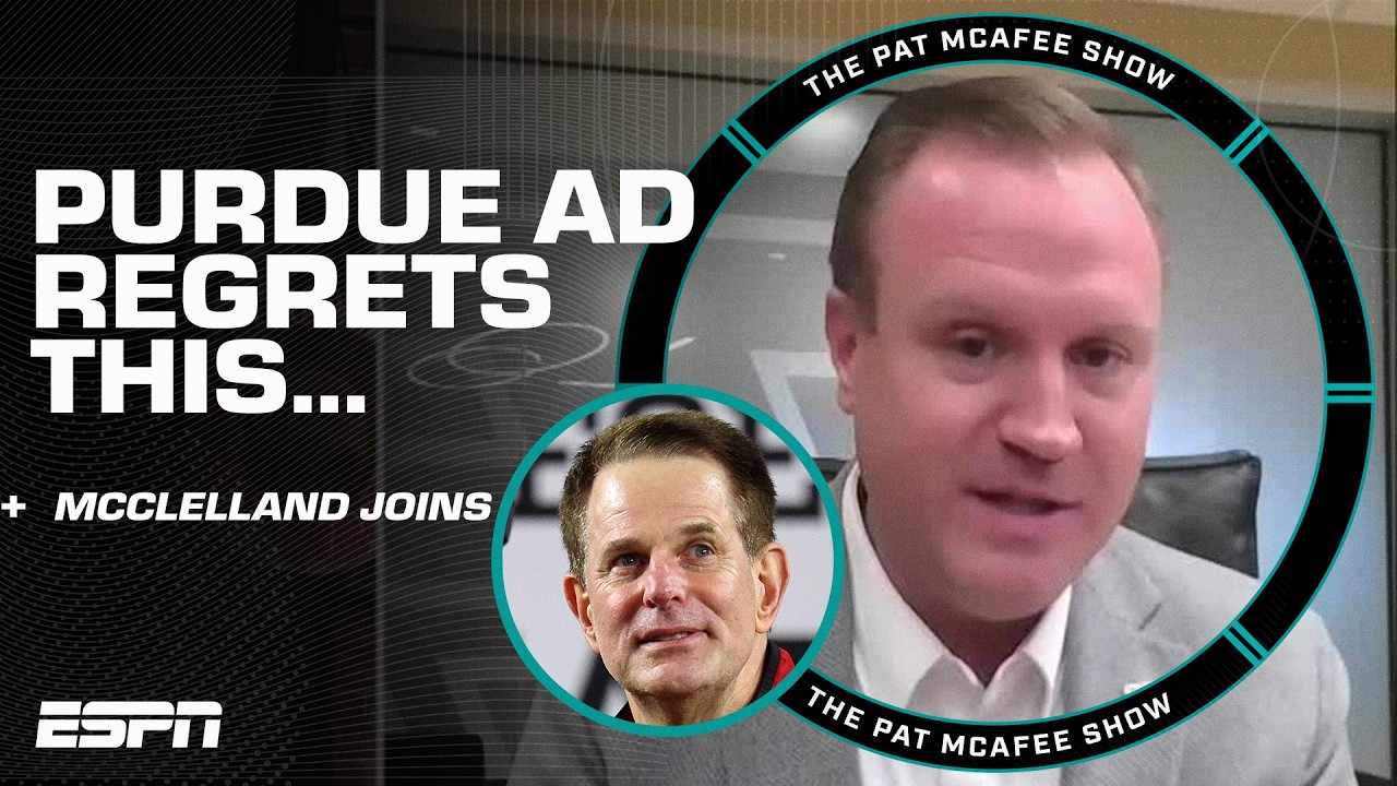Purdue AD joins The Pat McAfee Show to discuss his comments about Indiana football 😳