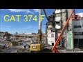 Excavator CAT 374 F UHD -longfront - demolition site