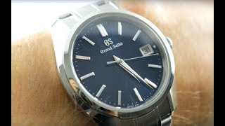 Grand Seiko 9F Heritage Blue Dial SBGV239 Grand Seiko Watch Review - YouTube