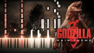 Godzilla (2014) Main Theme  |  Synthesia Piano Tutorial
