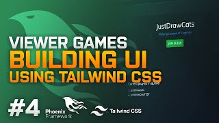Profile and Signup UI - Tailwind CSS - Ep.4 - Live: Building a Viewer Games App with Elixir Phoenix
