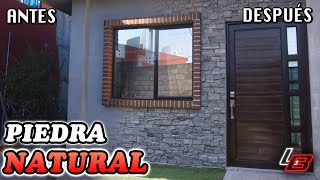 🤔Cómo instalar Piedra NATURAL 🪨 Exterior/interior 🤩👌 || Los Bestauradores