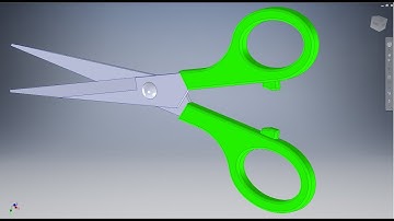 Học inventor cơ bản: Vẽ cái kéo bằng inventor