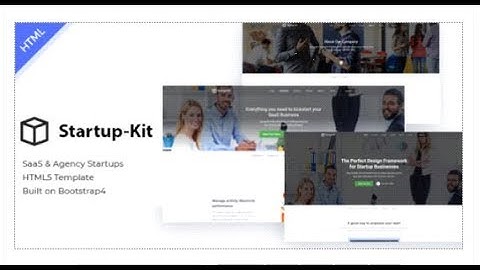 Startup Kit - SaaS Startup and Agency Bootstrap4 Template | Themeforest Templates
