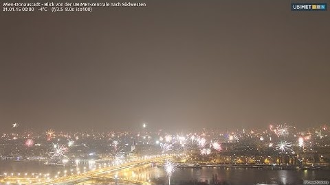 2014 at a glance: 1 year time lapse of Weather in Vienna - UBIMET Webcam