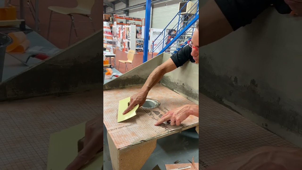 Comment maroufler la natte d'étanchéité Schlüter-KERDI