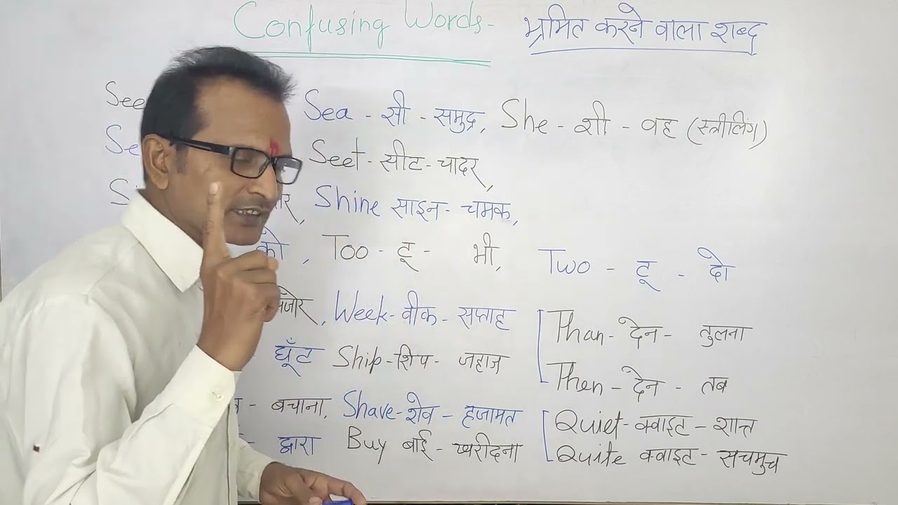 Double meaning words or confusing words | one words two meaning