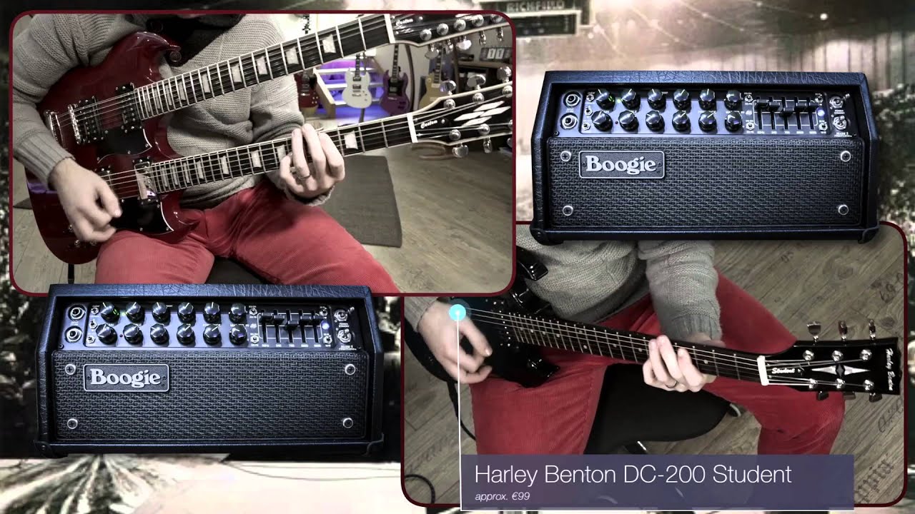 Harley Benton DC-Custom 612 and DC-200 Student - in a produced track!