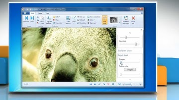 Windows® Live Photo Gallery: Edit a photo
