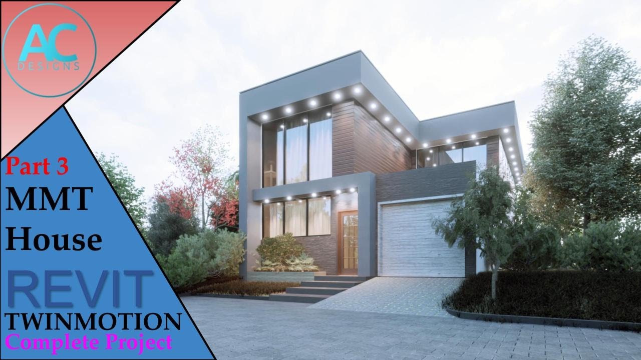 MMT House | Part 3 | Complete Step By Step Project | Revit and ...