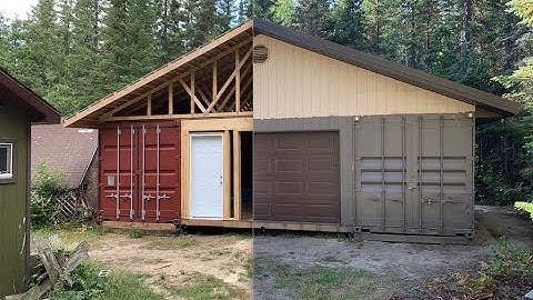 My Sea Container Garage