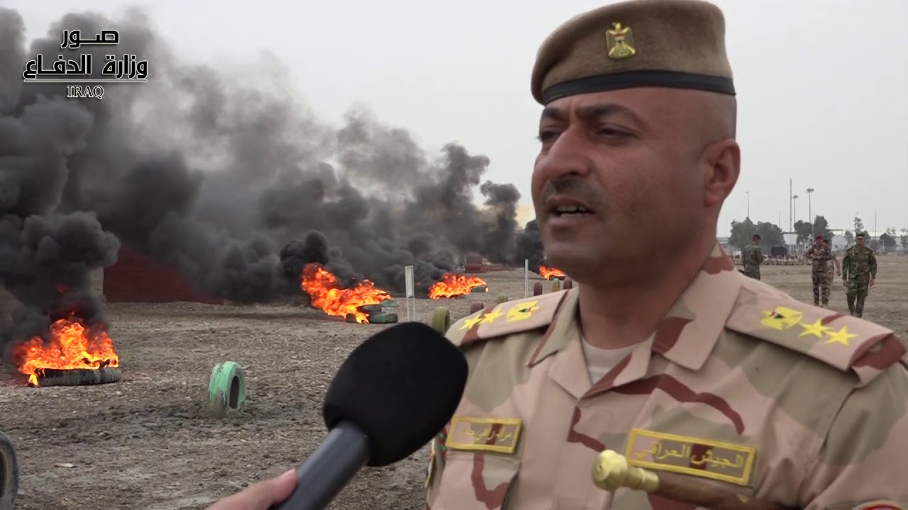 بعزيمة واصرار .. متطوعو مركز تدريب ذي قار ينفذون (الصاعقة)