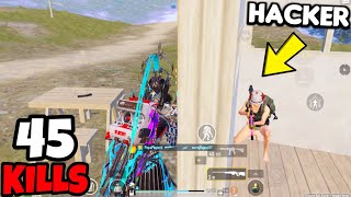 Even This Hacker Was Afraid of Me in BGMI • (45 KILLS) • BGMI Gameplay