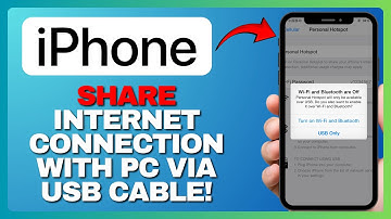 How to Share iPhone Internet Connection with PC/Laptop via USB Cable in Windows 11/10 (2025)