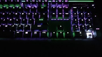 HyperX Alloy Elite RGB lighting glitches