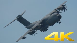 4K | German air force Airbus A400M air display at ILA Berlin 2022