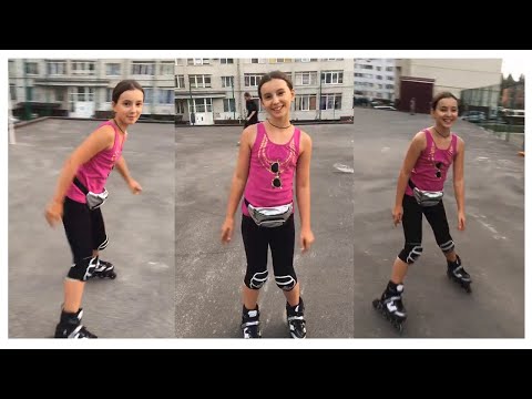 Adel Kuzyk Skating Training | Adel Dancer Fantastic Skater