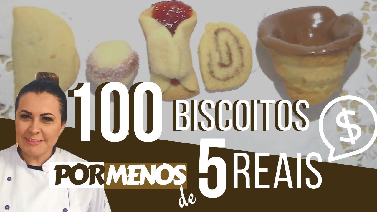 FAÇA 100 BISCOITOS COM MENOS DE 5 REAIS: FAÇA E VENDA DENISE FERREIRA