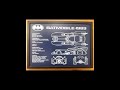 Batman 1989 Batmobile - A4 Laser engraved blueprint