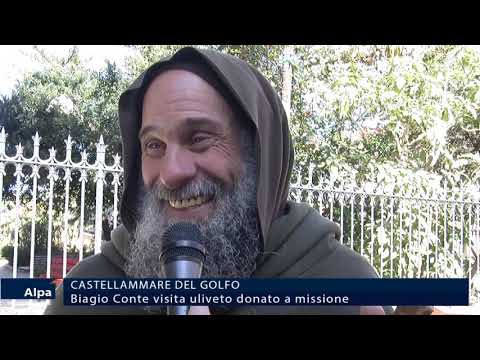 Castellammare, uliveto donato.  Biagio Conte ringrazia