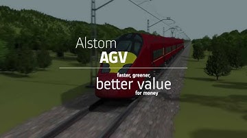 Alstom AGV Train - Faster, greener, better value for money