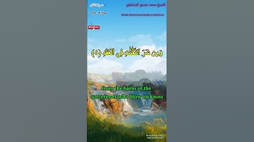 سورة الفلق - الشيخ محمد صديق المنشاوي - مجود -     #تلاوة_خاشعة  #اكسبلور #quran #explore #reels