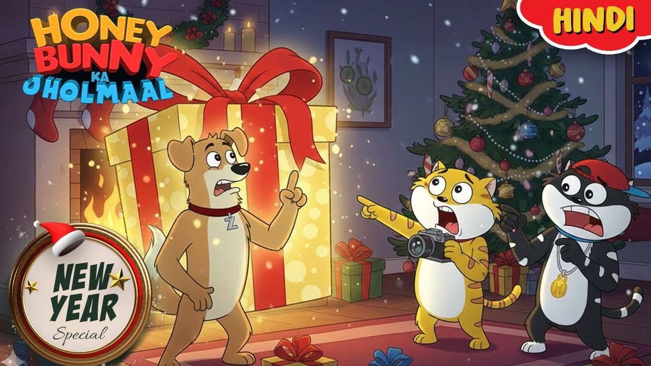 New Year Special |Honey Bunny और Christmas Night का आख़िरी सरप्राइज़ | New Movie  In Hindi|Kids Show