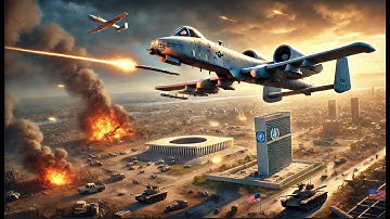 DEFENDING THE UN HQ! 🐗 A-10A Warthog vs Insurgents | DCS World Cinematic Mission