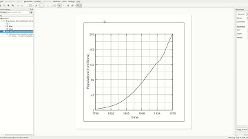 LabPlot - Welcome Screen - Example projects section demo