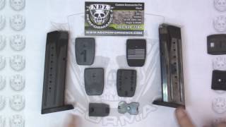 NDZ S&W M&P Comp CNC Mag Plate 9mm .357 .40 PRO Full & Compact std cap. mags