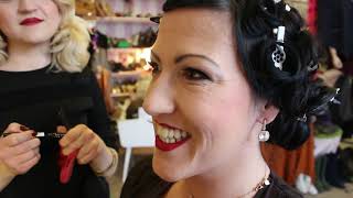 Step by step to Bombshell *  Retro   Pin up – Burlesque styling & Fotoshooting bei FG