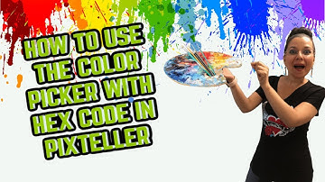 PixTeller Editor Tutorial - Part 4  How To Use The Color Picker With Hex Code In PixTeller Editor