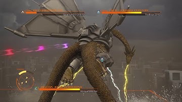 GODZILLA PS4 mechagodzilla vs Mecha king Ghidorah vs kiryu