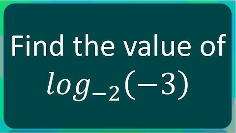 Logarithm of Complex Number | Example 1 | Crash Course | MU