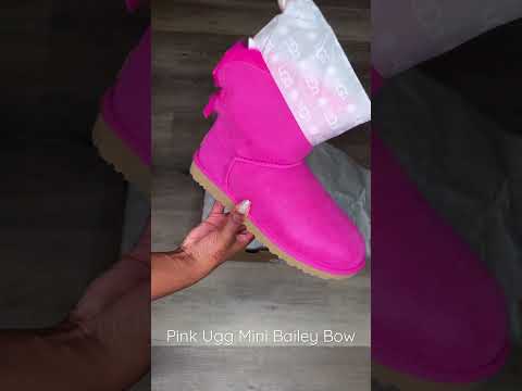 Pink Mini Bailey Bow Ugg Unboxing #ugg