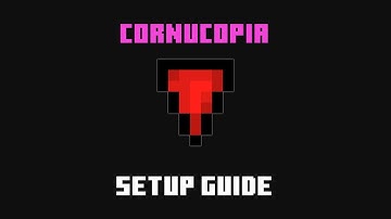 Cornucopia Minecraft Plugin - Quick Setup Guide