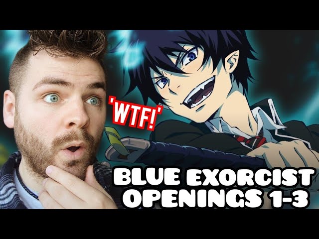 First Time Reacting to "BLUE EXORCIST Openings (1-3)" | Non Anime Fan!