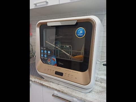 COMFEE' KWH-TD802-W Table Top Compact Dishwasher Review and Unboxing 