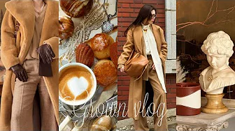 Cozy winter day vlog🍂 Unboxing, ZARA, SEZANE, Casual outfit ideas, Cafe, Tokyo, Baking Scones
