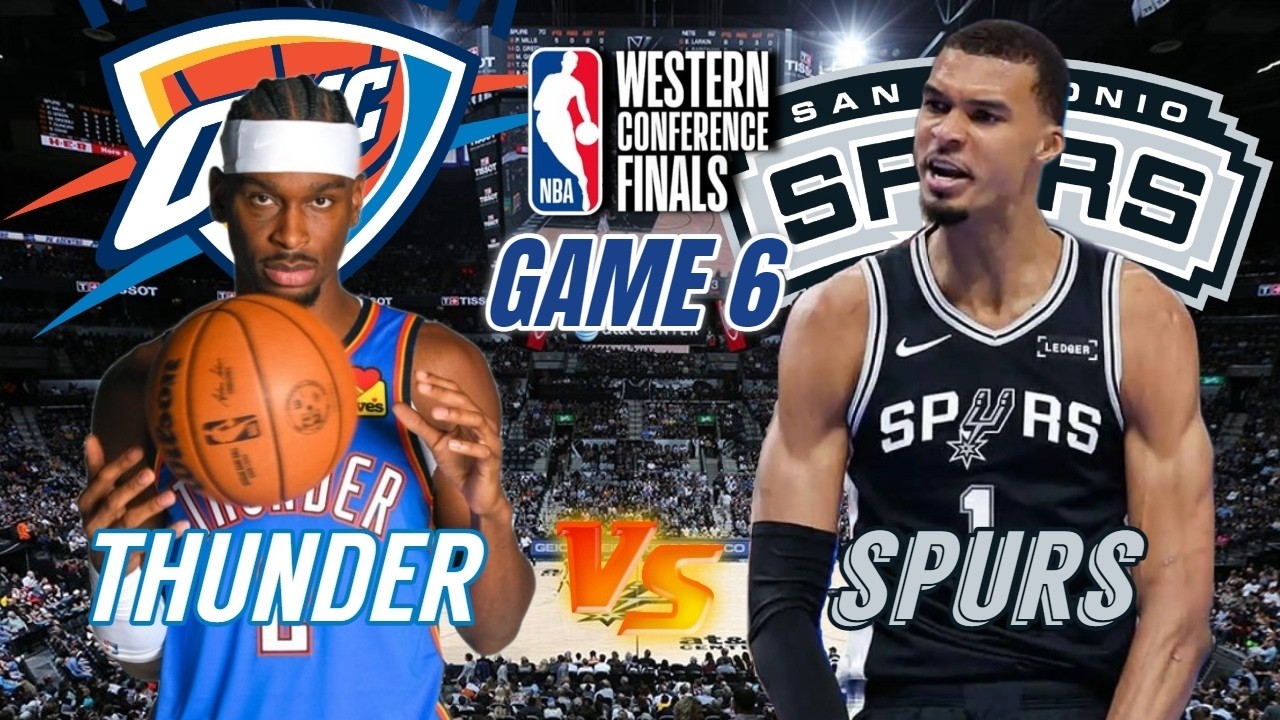 Oklahoma City Thunder vs San Antonio Spurs Game 6 Live Play by Play