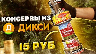 Дешёвые консервы из "ДИКСИ".