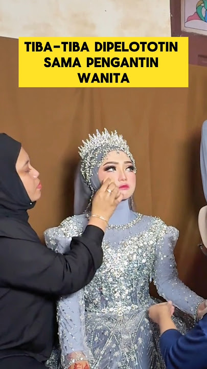 momen lucu ketika pengantin wanita cemburu sama mua ‼️‼️ #ngakak #lucu #pengantinviral #mua