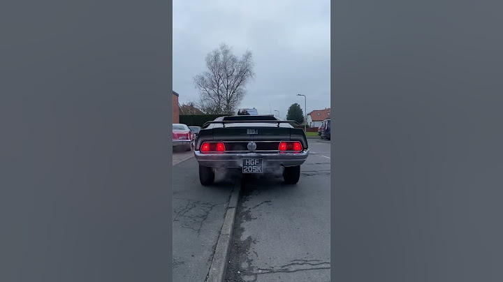 1971 Mustang Mach 1 Being Delivered To It's New Home - Great V8 Sound