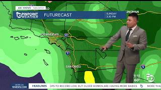 San Diego could get a rainy Halloween