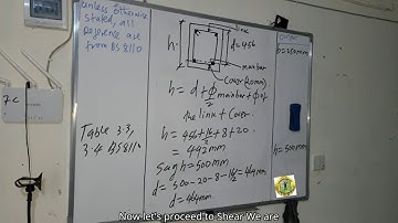 DESIGN OF SINGLY REINFORCED BEAM TO BS8110 - EXAMPLE 1
