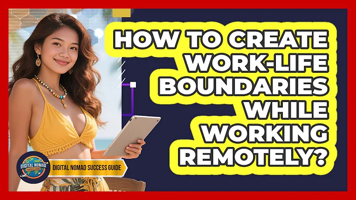 How To Create Work-Life Boundaries While Working Remotely?