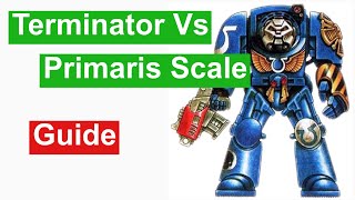 Сравнение масштабов Primaris Terminator