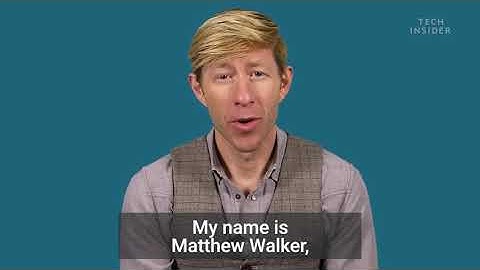 Importance of sleep by professor Matthew walker